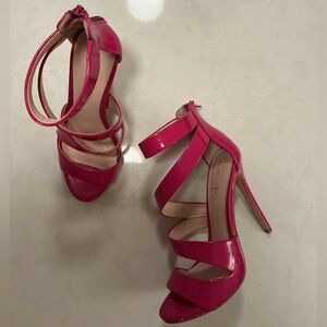 Hot pink heels